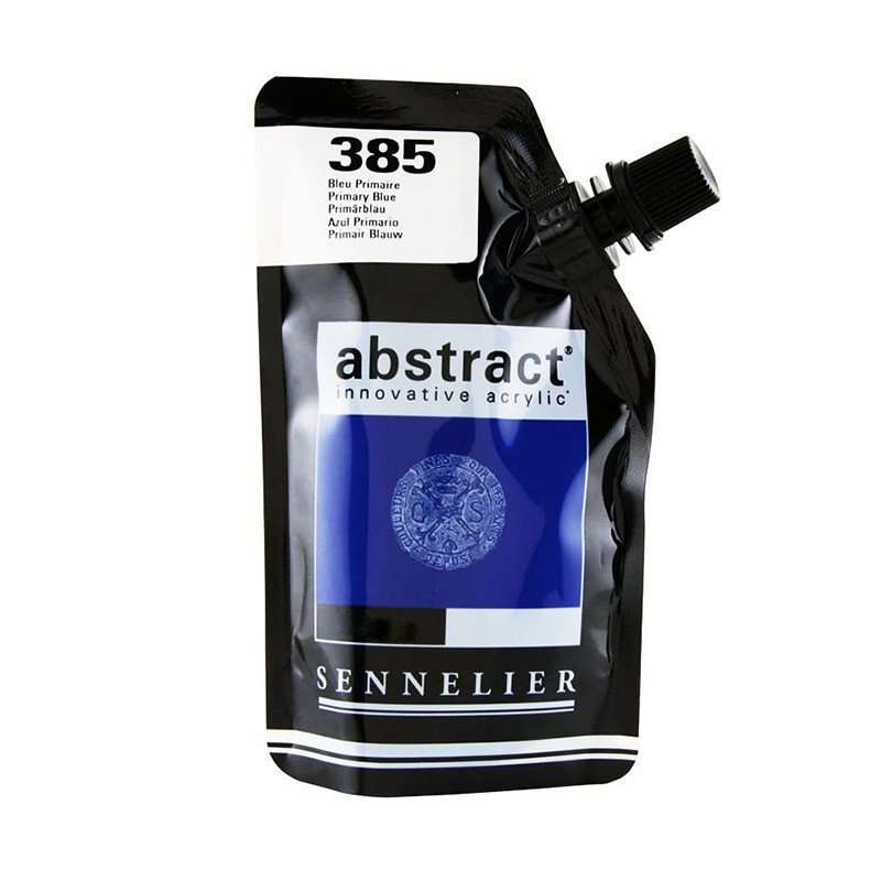 Peinture acrylique en sachet pour grands formats, Sennelier Bleu primaire 500ml