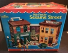 Vtg Fisher Price Play Family Sesame Street Playset w/ Original Box + Extras 1975