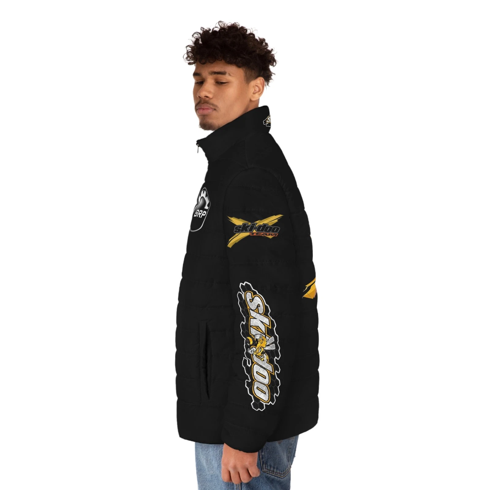 Ski-Doo Racing Logo Puffer Jacket | Snowmobile Outerwear