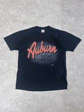 90s Vintage Auburn Tigers Black T Shirt Size M
