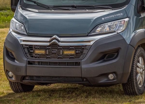 KüHlergrill LED Fernscheinwerfer FüR Citroen Jumper 2014-2023 Megamobil Mega-image