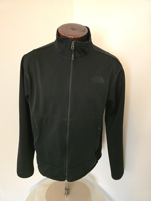 #ad The North Face Apex Canyonwall Jacket Men’s Lg Black Windwall SoftShell Full Zip $49.97