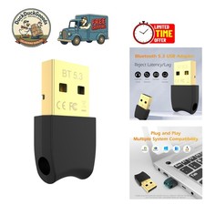 Seamless Bluetooth 5.3 USB Receiver for PC: Dongle Supports Multiple Devices