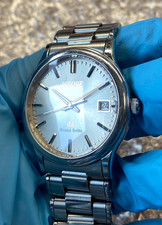 New Batt SEIKO Grand SEIKO 9587-7010 Quartz Champagne Dial 34mm Men's Watch 16