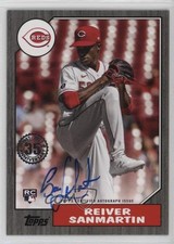 2022 Update 1987 Topps Baseball Black /199 Reiver Sanmartin #87BA-RS Auto 1b8t