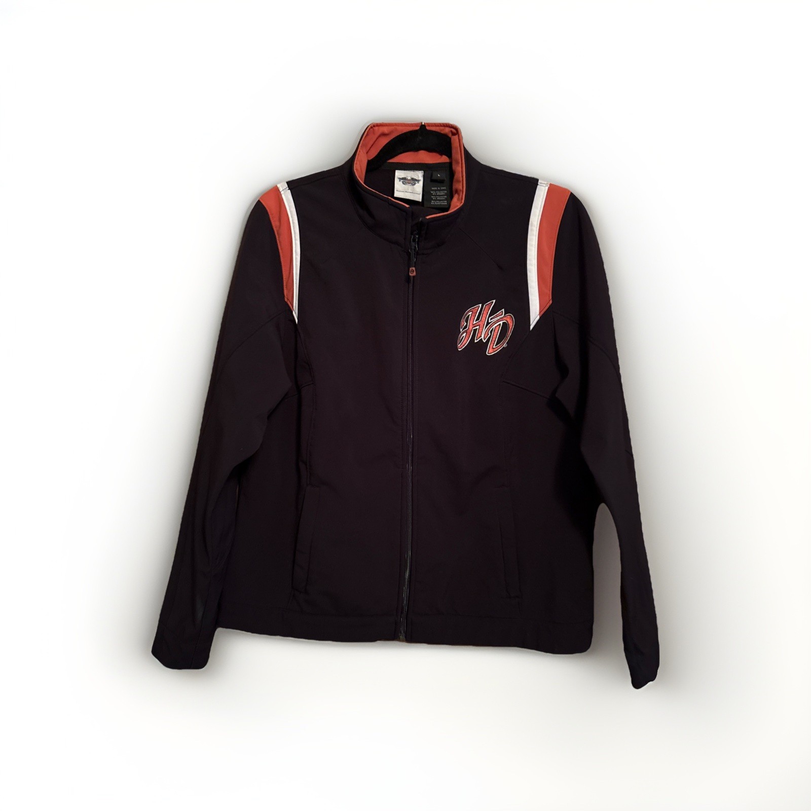 Vintage Harley Davidson Softshell Jacket Womens S… - image 1