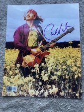CARLOS SANTANA SIGNED AUTOGRAPHED 8x10 PHOTO BECKETT BAS LOA