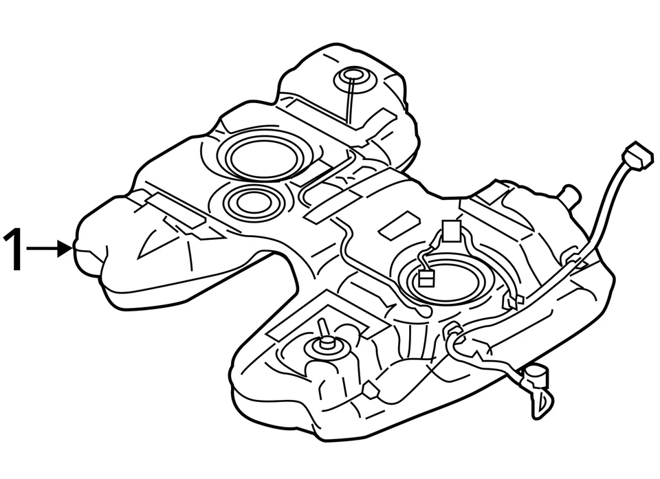 (LOCAL PICKUP ONLY) Fuel Tank AWD Fits 11-15 MKX 2592290 Foto 4 de 4