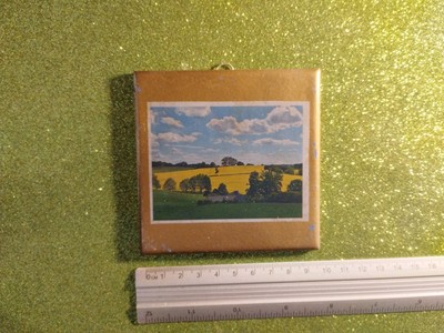 Vintage Effect Ceramic Tile with Subject Spring Photo Paper 