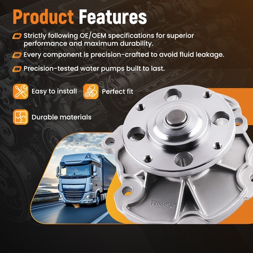 Engine Water Pump For Chevrolet Equinox Camaro Caprice Impala Malibu GMC Terrain - Bild 5 von 21