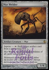 Myr Welder 1x FOIL MBS MTG Mirrodin Besieged Rare MINT artifact
