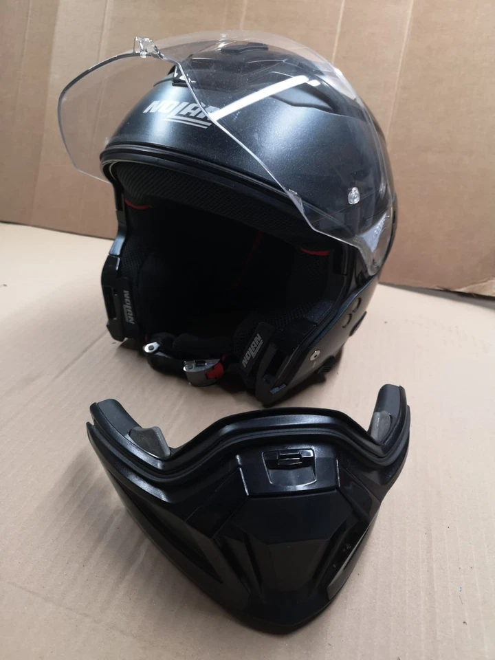 Nolan N70-2x Casco Omologato Taglia M- Black Graphite - Immagine 3 di 4