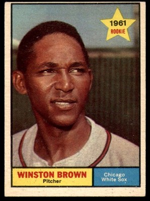 1961 Topps #391 Winston Brown Excellent+ RC Rookie White Sox           ID:156262