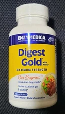 Enzymedica Digest Gold With ATPro Digestive Enzyme 180 Caps Exp. 11/26 Fast Ship