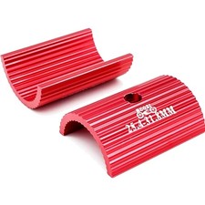 Fahrradlenker Adapter Unterlegscheiben Aluminium 25.4 auf 31.8 mm Rot 2 Stück