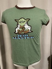 Vintage Star Wars T Shirt Yoda Master Jedi Youth Large