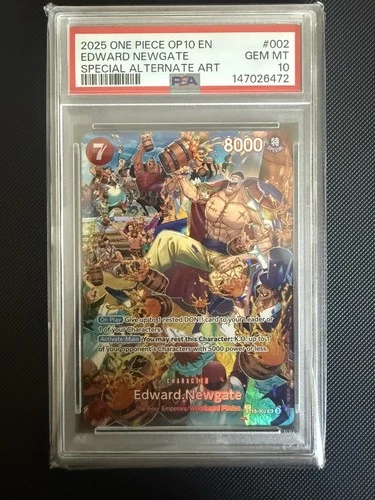 EDWARD.NEWGATE ROYAL BLOOD OP10 #ST15-002 SP ALT ART SR - ONE PIECE PSA 10