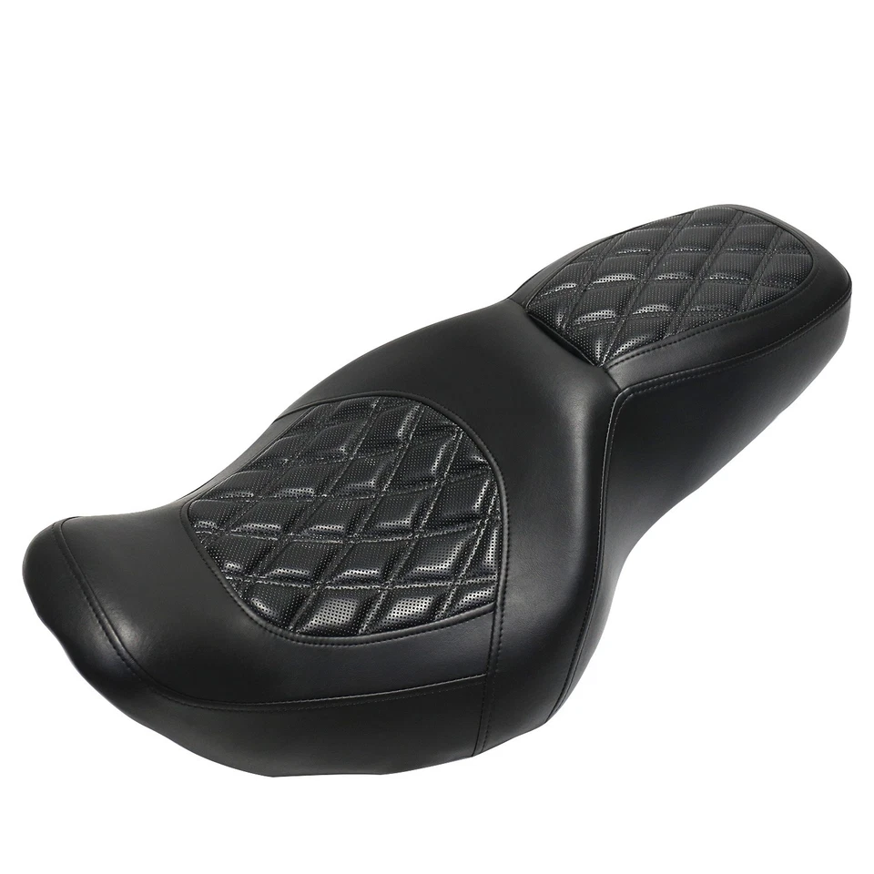 Electra Glide Road Glide 1997-2007 para conductor Harley pasajero asiento transpirable Foto 2 de 4