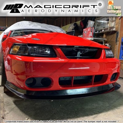 MDA Style Front Bumper Lip Chin Splitter PU For 03-04 Ford Mustang SVT Cobra