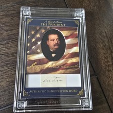 Grover Cleveland HANDWRITTEN WORD 22nd & 24th A Word From POTUS 2025 Rare