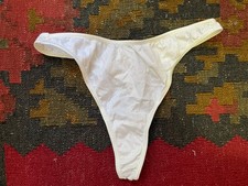 Vtg Panties Satin Xl Thong