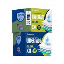 36"x36" Disposable Incontinence Bed Pads for Adults, Kids, Pets, 50 Count "READ"