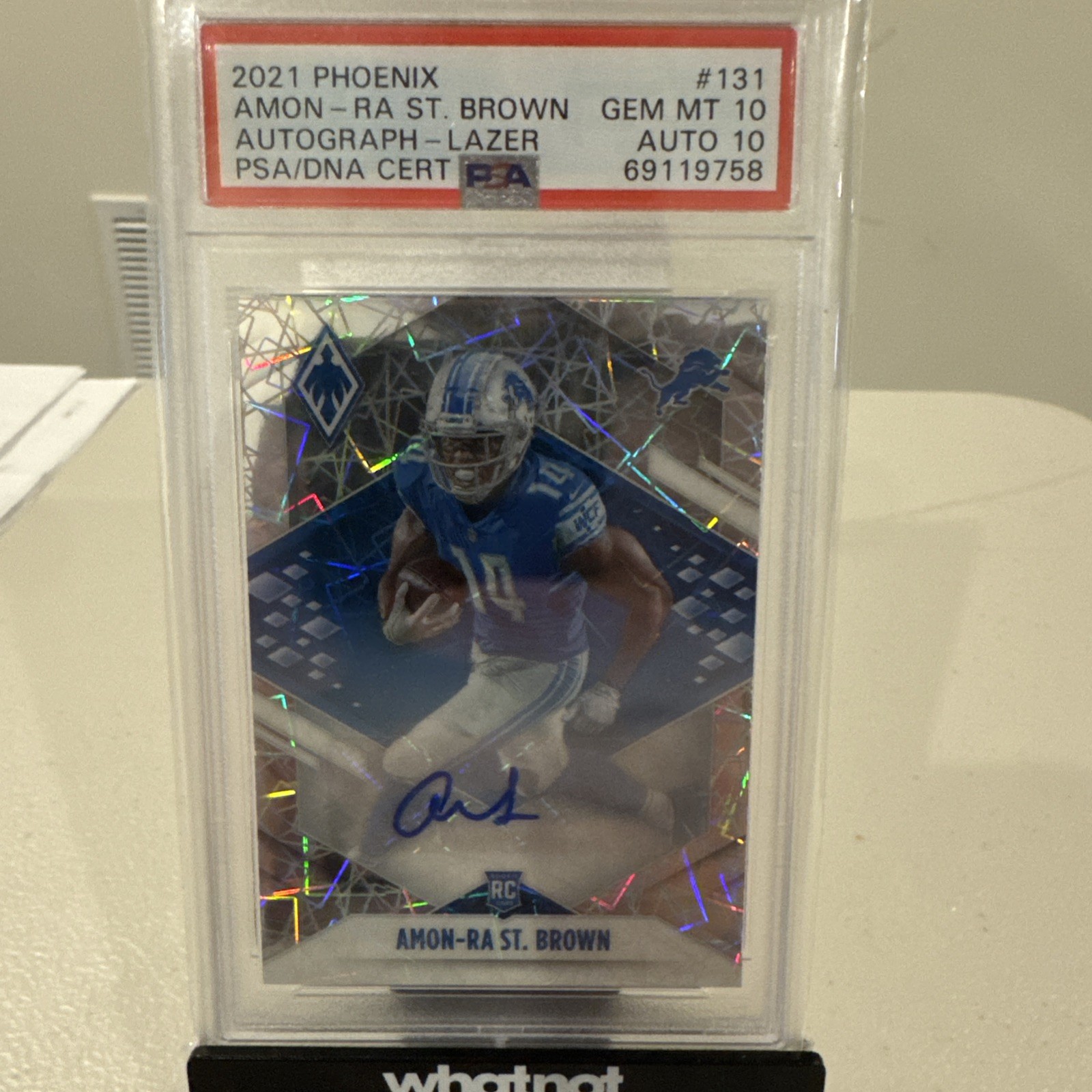 Amon-Ra St. Brown Panini Phoenix #131 Autograph