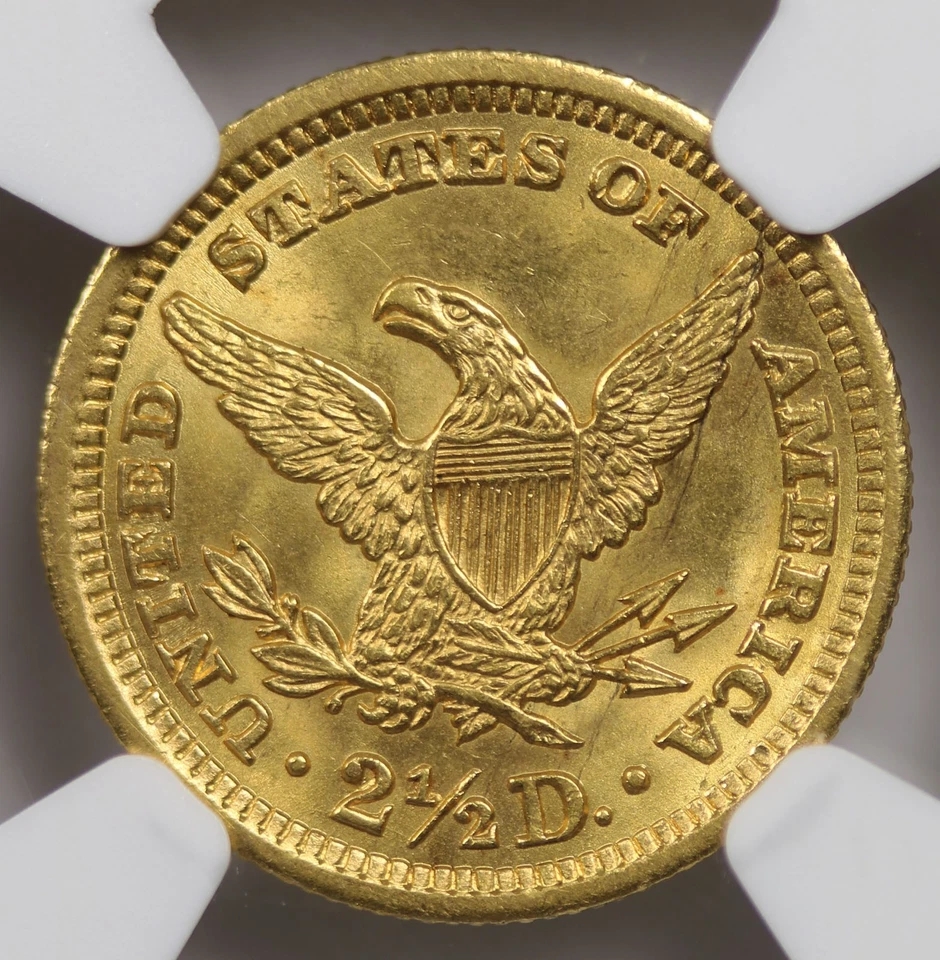 1904 Liberty Head Quarter Eagle Gold $2.5 MS 65 NGC - Image 4 of 4