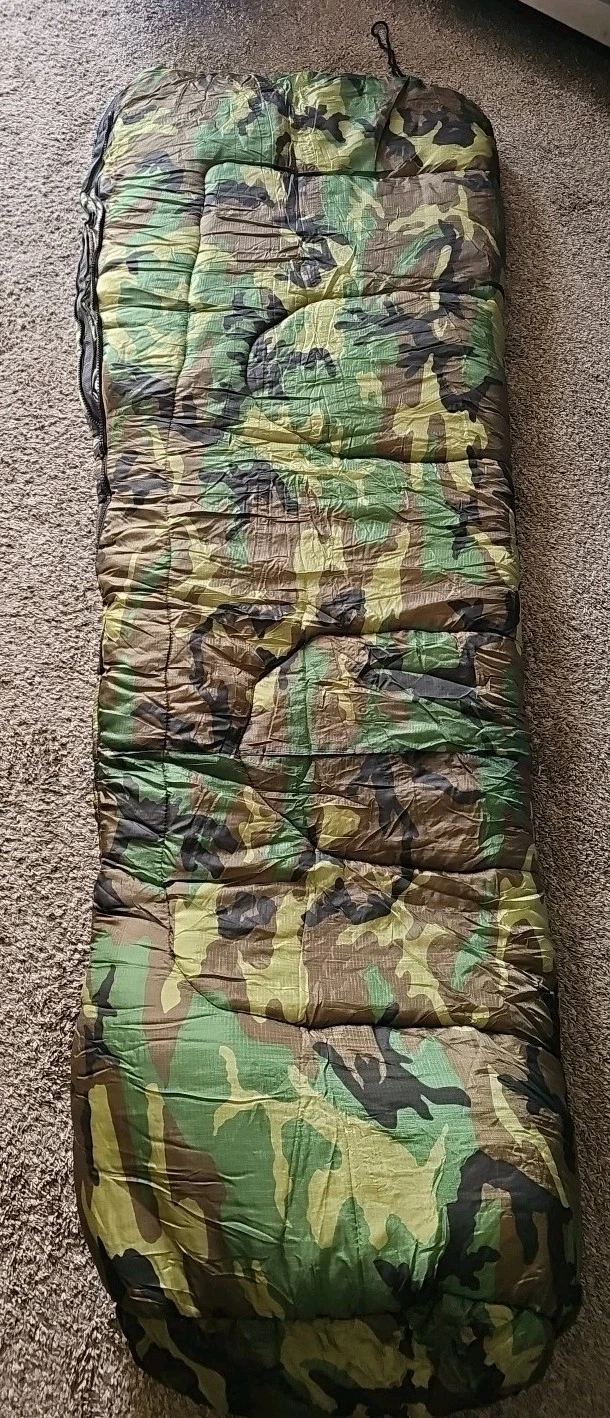 Woodland BDU Camo Sleeping Bag