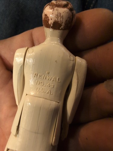 Vintage 1950s Renwal Jointed Doll House Plastic Renwall 43 WoMen USA - Picture 5 of 8