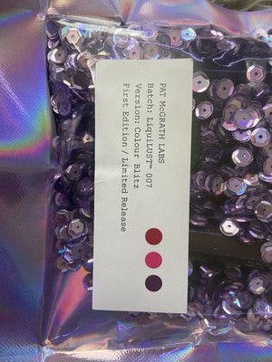 Pat McGrath Liquilust 007 1st Ed Colour Blitz Liquid Lipstick Set Purple Sequins