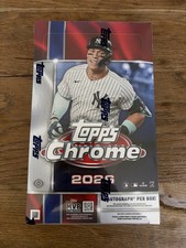 2026 Topps Chrome Baseball Hobby Box - Factory Sealed - 1 Auto 