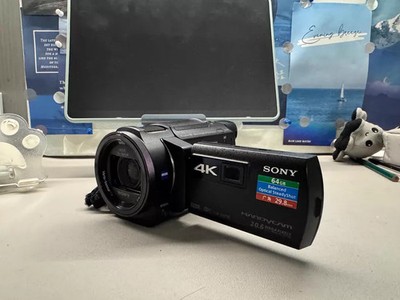 SONY FDR-AXP35 4K Video Camera Handycam 10x Optical Black 64GB | eBay
