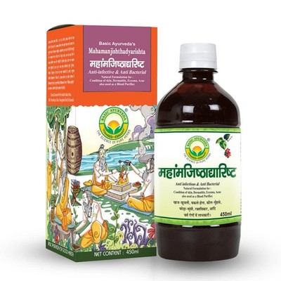 Basic Ayurveda Mahamanjishthadyarishta Tonikum 450 ml
