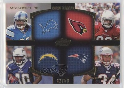 2011 Prime Quad Combo Gold 32/50 Ryan Williams Jordan Todman Rookie RC 0jd0
