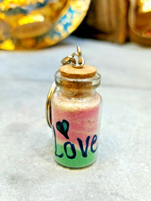 Handmade Sand Art Bottle Decor Glass Enter Any Design, Any Letter, Any Color