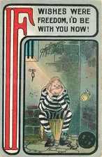 1910 Carmichael Comic artist IF Series #262 Postcard 25-11195