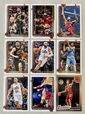 2025-'26 Topps Basketball - Cleveland Cavaliers Complete Base Set 9 Cards NM