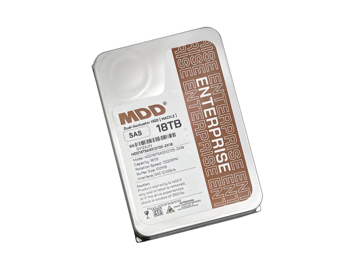 MDD 18TB (2X18 MACH.2 Dual Actuator) 7200RPM 512MB SAS 12Gb/s