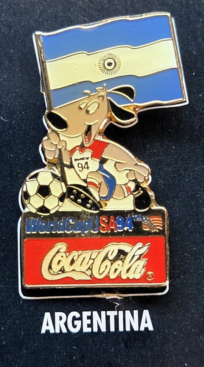 1994 Coca Cola World Cup Soccer Pins Featuring Striker Choose