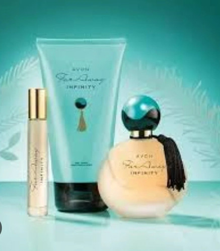 Avon Far Away Infinity Set -50ml EDP & Body Lotion, & Purse Spray - Picture 2 of 4