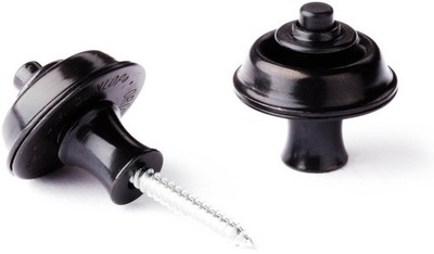 Dunlop Straplok Strap Retainers Original Black Oxide Gitarre Bass Gurt Pin