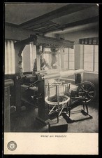 Carpet Weaver on Loom, Postcard 
