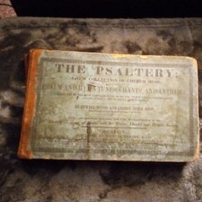 Antique Book - The Psaltery - Church Music - Lowell Mason - Published 1845 Antique Book - The Psaltery - Church Music - Lowell Mason - Published 1845