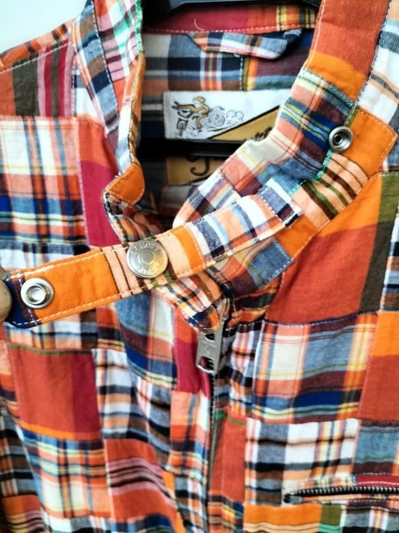 SCHOTT Leather Patchwork Rider Jacket M Vintage M… - image 5