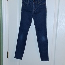 GapKids 1969 Super Skinny Jeans Girls 8 Regular Blue Denim Medium Wash