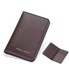 Men's Leather Wallet Foldable Purse Multi-card Slot ID Card Holder Pocket Purse