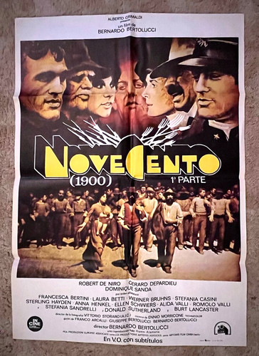 1900 (1976) Italian Movie Poster 27.5x39 Robert De Niro AKA Novecento