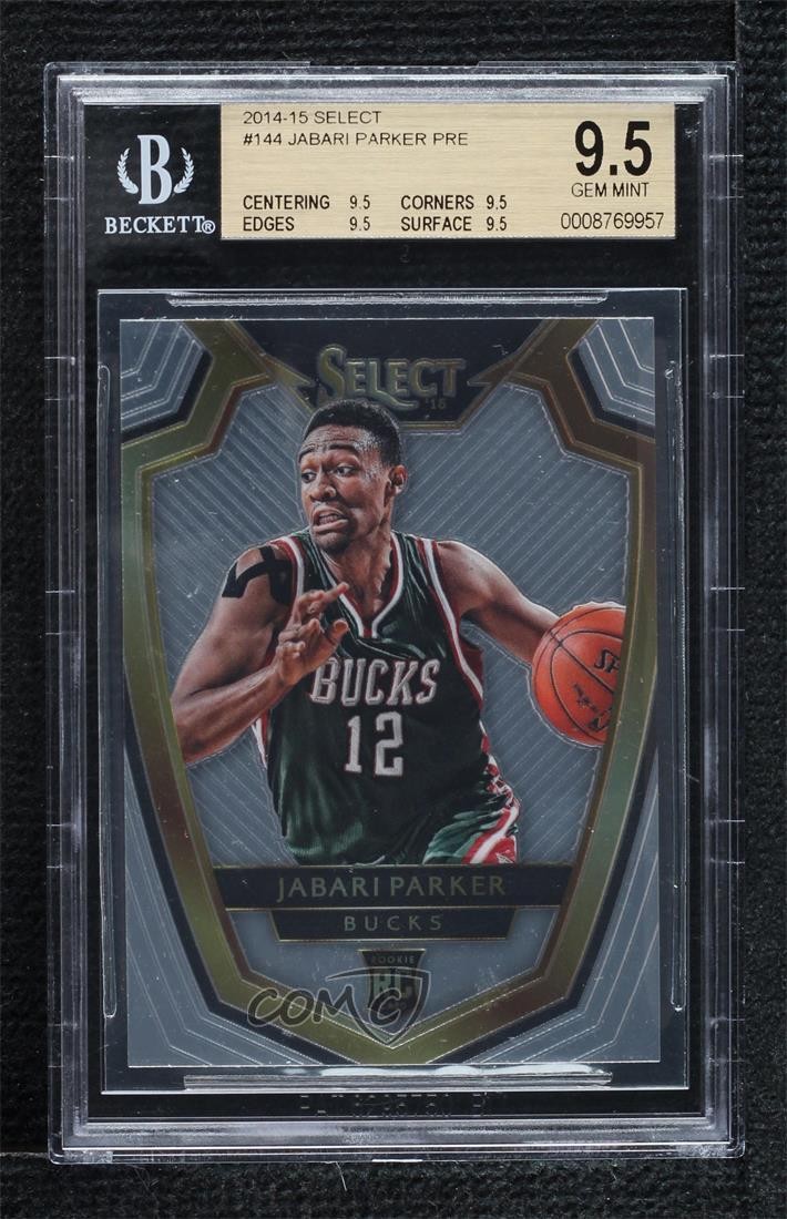 2014-15 Panini Select Premier Level Jabari Parker #144 BGS 9.5 GEM MINT 4j9