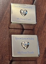 Baby Keepsake Boxes For My First Tooth And My First Curl